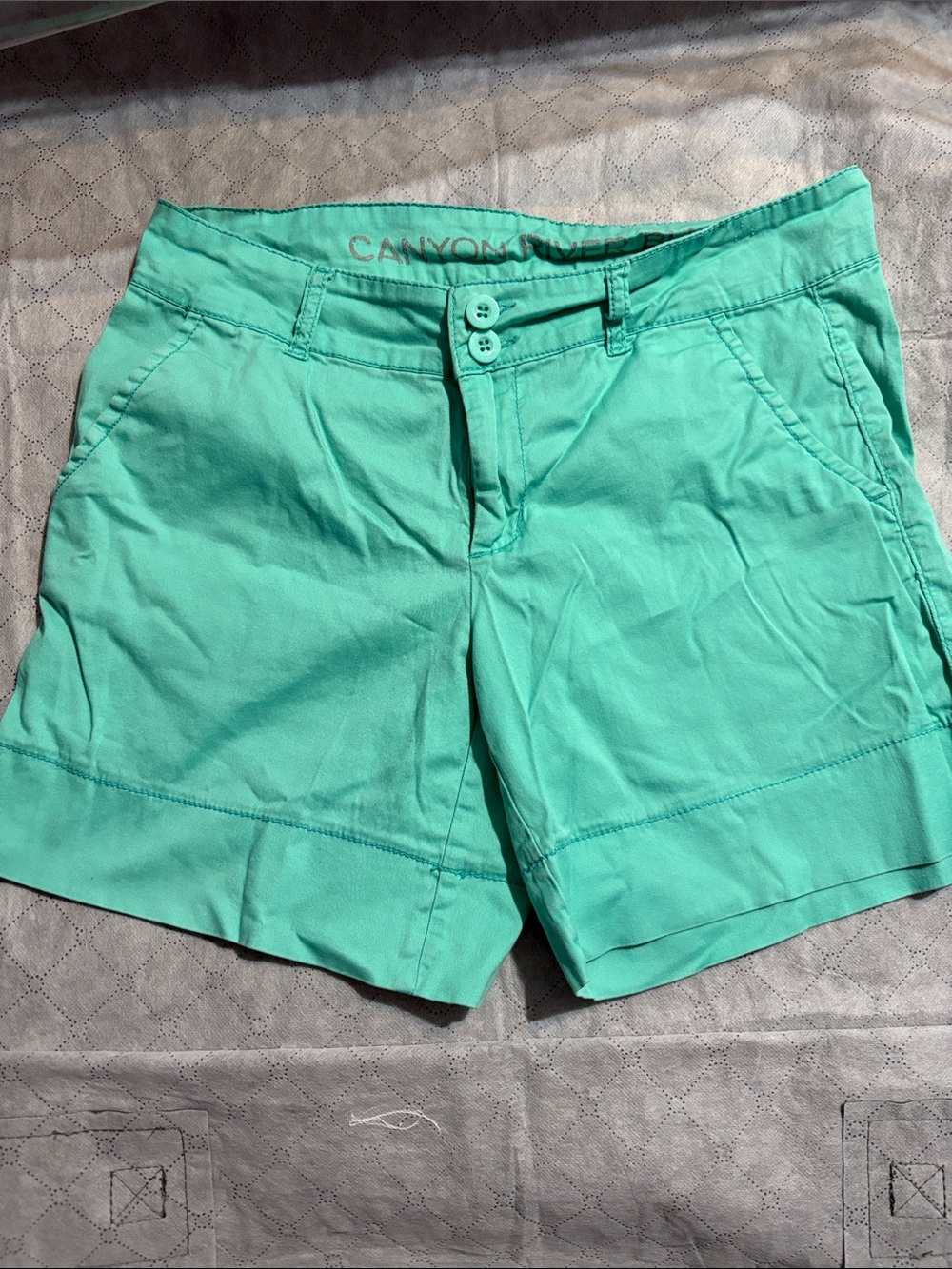 Canyon River Blues Women's Mint Chino Bermuda Shorts